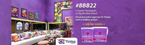 Big Brother Brasil BBB22 Paredes Efeito Perolizado CS Tintas cor Ametista