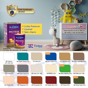 latex acrilico lavavel eucatex protege - catalogo de cores cs tintas