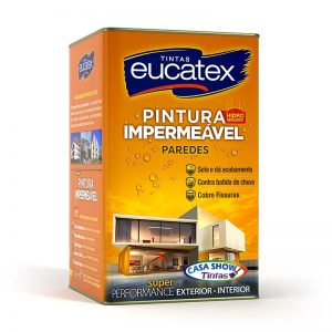 Pintura Impermeável Paredes Eucatex – Lata 18Kg
