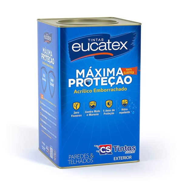 tinta emborrachada impermeavel eucatex maxima protecao 18l